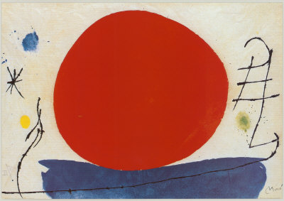 Red Sun Joan Miro